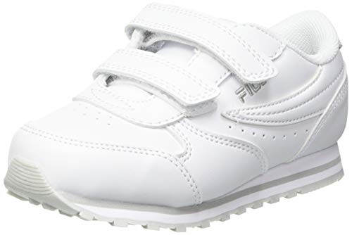 FILA Orbit Klettverschluss infants Unisex-Baby Sneaker, Weiß (White/Gray Violet), 27 EU