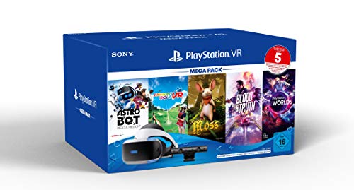 Sony Interactive Entertainment PS VR Mega Pack 3 inkl. PS VR-Headset / PS Camera / PS Camera-Adapter / 5 Spiele (Gutscheincode)
