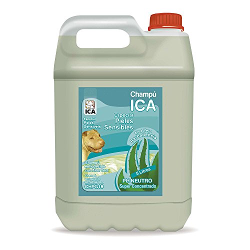 ICA chpg18 Shampoo für empfindliche Haut mit Aloe Vera für Hunde
