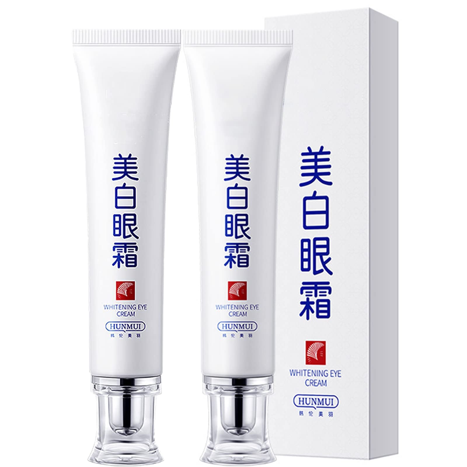 Firming Anti Wrinkle Whitening Eye Cream, Temporary Firming Eye Cream Instant Lifting, Anti Aging Eye Cream for Dark Circles and Puffiness, Instant Remove Eye Bags (2pcs)