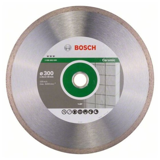Bosch - Diamanttrennscheibe Best for Ceramic, 300 x 30/25,40 x 2,8 x 10mm