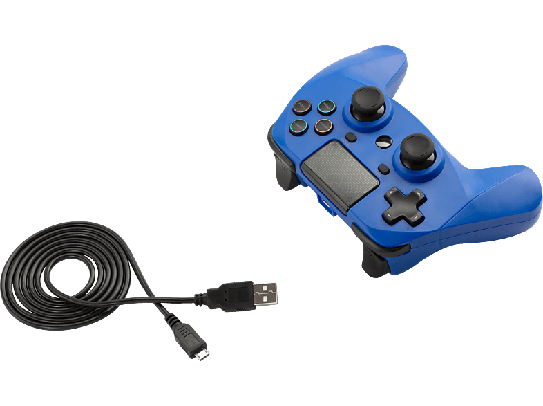 SNAKEBYTE Game:Pad 4 S wireless BLUE Controller Blau für PlayStation