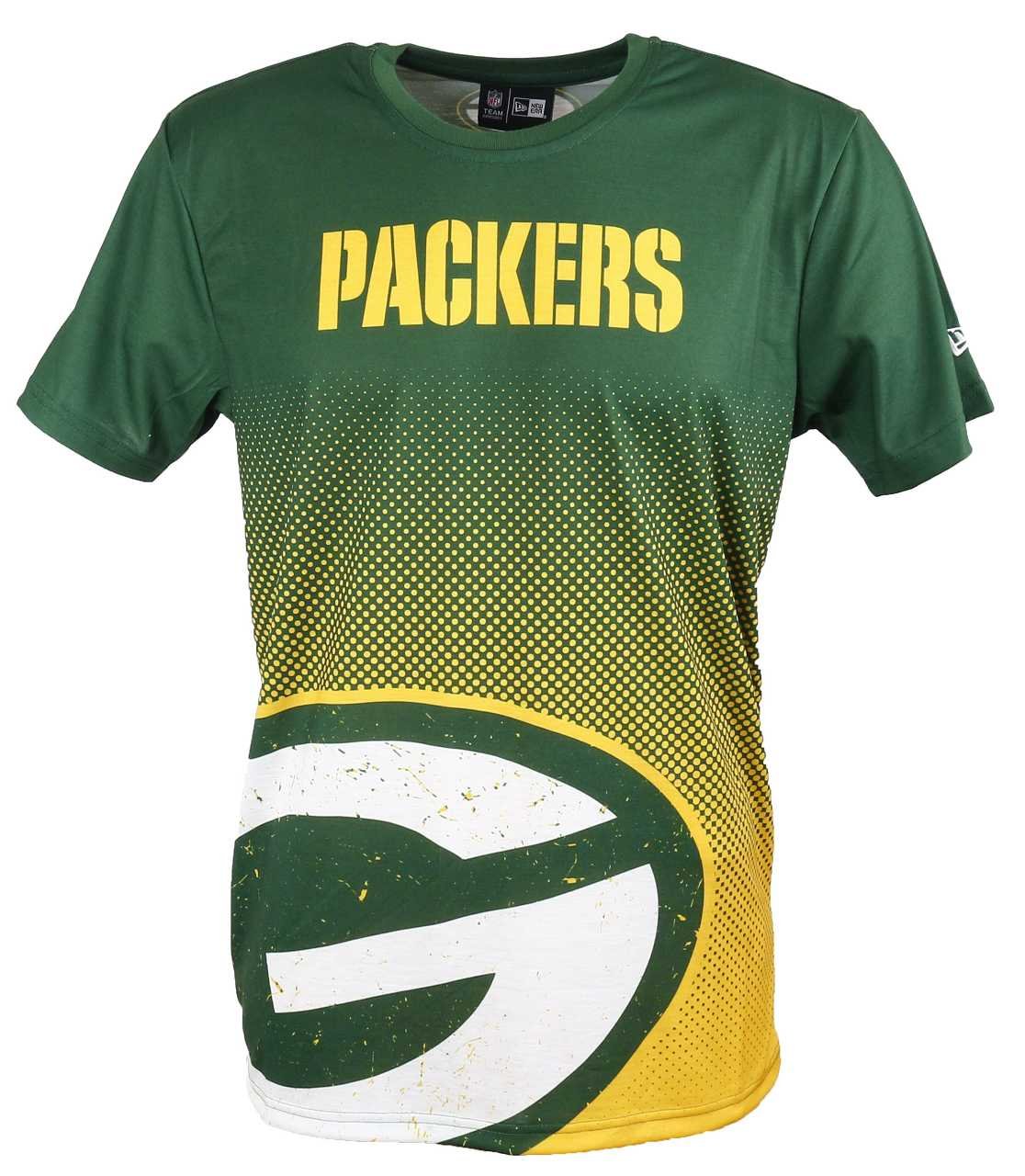 New Era Green Bay Packers NFL Gradient T-Shirt - 3XL