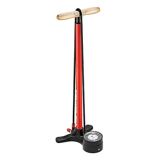 Lezyne Sport Floor Drive 220PSI, 63, 5cm Standluftpumpe, rot, M