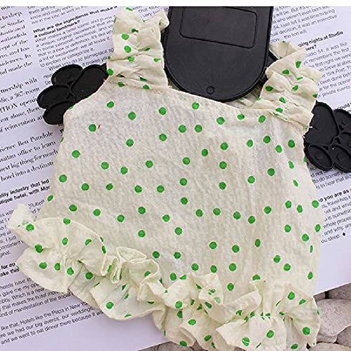 ZNZT Hundekleidung Polka Dot Sommerkleid Für Hund Und Katze Süße Kleidung Chihuahua Yorkshire Pomeranian Chih Tzu Hund Bichon Schnauzer Corgi Halloween