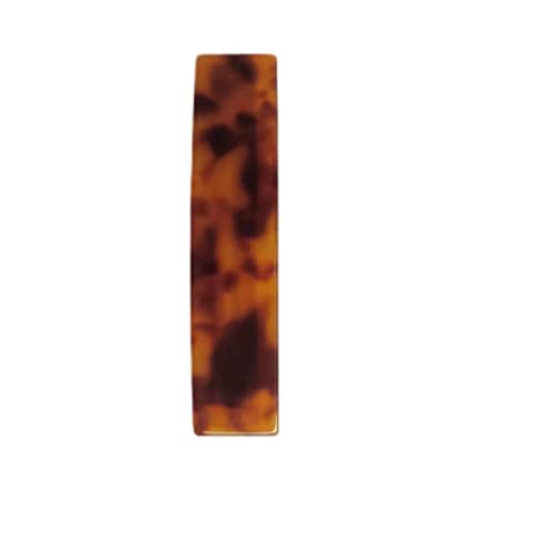 CARAVAN® Handgefertigte Haarspange, Schildkröten-Muschel, 8,9 cm aus Zelluloid-Acetat-Material