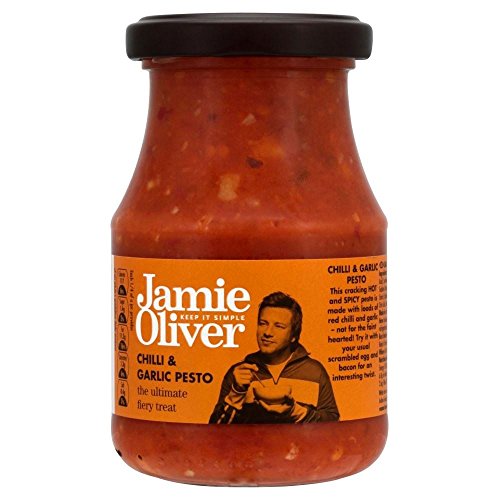 Jamie Oliver Chilli & Knoblauch Pesto (190g) - Packung mit 6