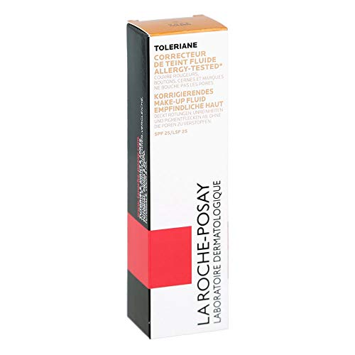 LA ROCHE-POSAY Toleriane Make-up-Fluid Doré Nr. 15 - Für empfindliche Haut - Korrigierendes Make-up mit LSF 25 - 30 ml