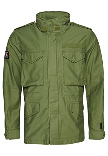 Superdry Mens Vintage M65 Military JKT Jacke, Trekking Olive, S