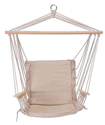 made2trade Cotton Hammock, 100 x 53 cm, Load up to 120 kg, Beige