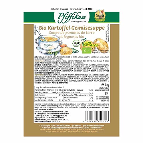 PFIFFIKUS Bio Kartoffel-Gemüsesuppe, 1kg