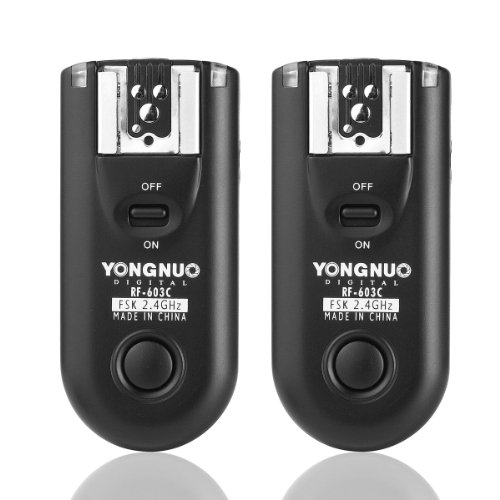 Yongnuo RF-603 C1 Kabelloser Blitzauslöser für Pentax K20D / K200D / K10D / K100D / LF238