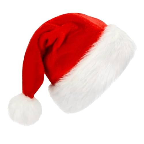 GAGALU Weihnachtsmützen Neujahr Plüsch Weihnachtsmütze Für Erwachsene Und Kinder Weihnachtsdekorationen-28Cm X 38Cm-Kinder