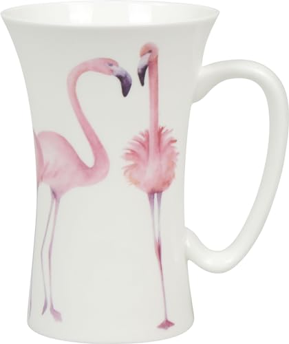 Könitz Becher Mega Mug Flamingo - 630 ml Bone China Porzellan