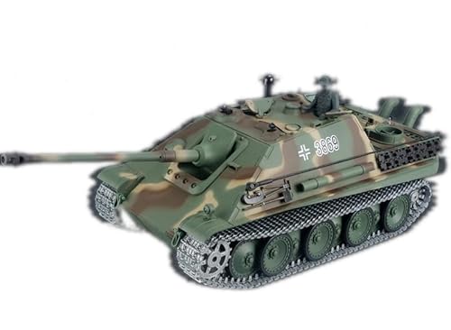 ES-TOYS Ferngesteuerter Panzer Jagdpanther Heng Long 1:16 mit Rauch&Sound und Stahlgetriebe - V7.0-2,4Ghz -PRO