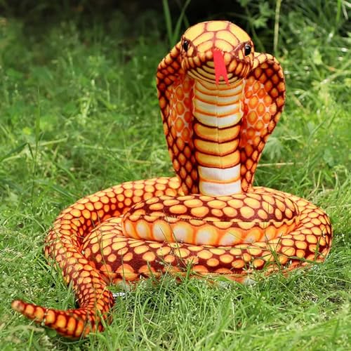 3D Kobra Spielzeug Schlange Tier Plüsch Spielzeug Home Decor Geburtstagsgeschenk Kinder Home Dekoration 300cm 2