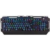 Conceptronic KRONIC - Tastatur - backlit - USB - Deutsch - Tastenschalter: blauer Schalter - Schwarz