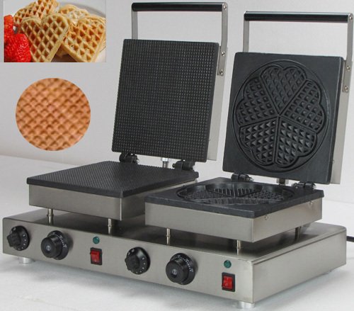 np-577?kommerziellen Rechteck Konus Maker & in Herzform Waffelautomat Baker Eisen Toaster, die sich Maschine - 220V