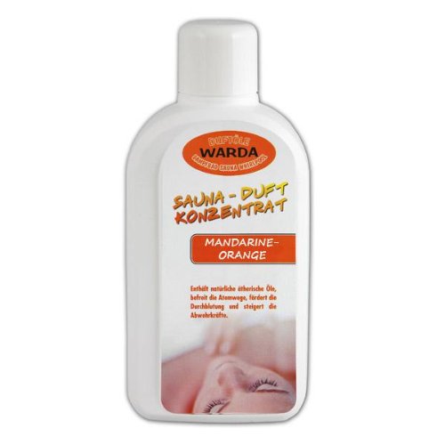 Warda Saunaaufguss Mandarine-Orange Konzentrat 1.000 ml Flasche, Qualitätsöl, Markenöl 1Liter