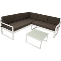 Aluminium Loungeset ARESE weiß