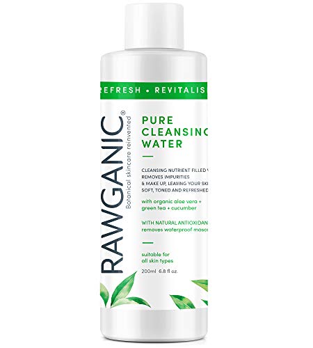 RAWGANIC®-BIO Gesichtswasser, natürliche Mizellenlösung für empfindliche Haut, 200ml je Flasche (200 ml Flasche)