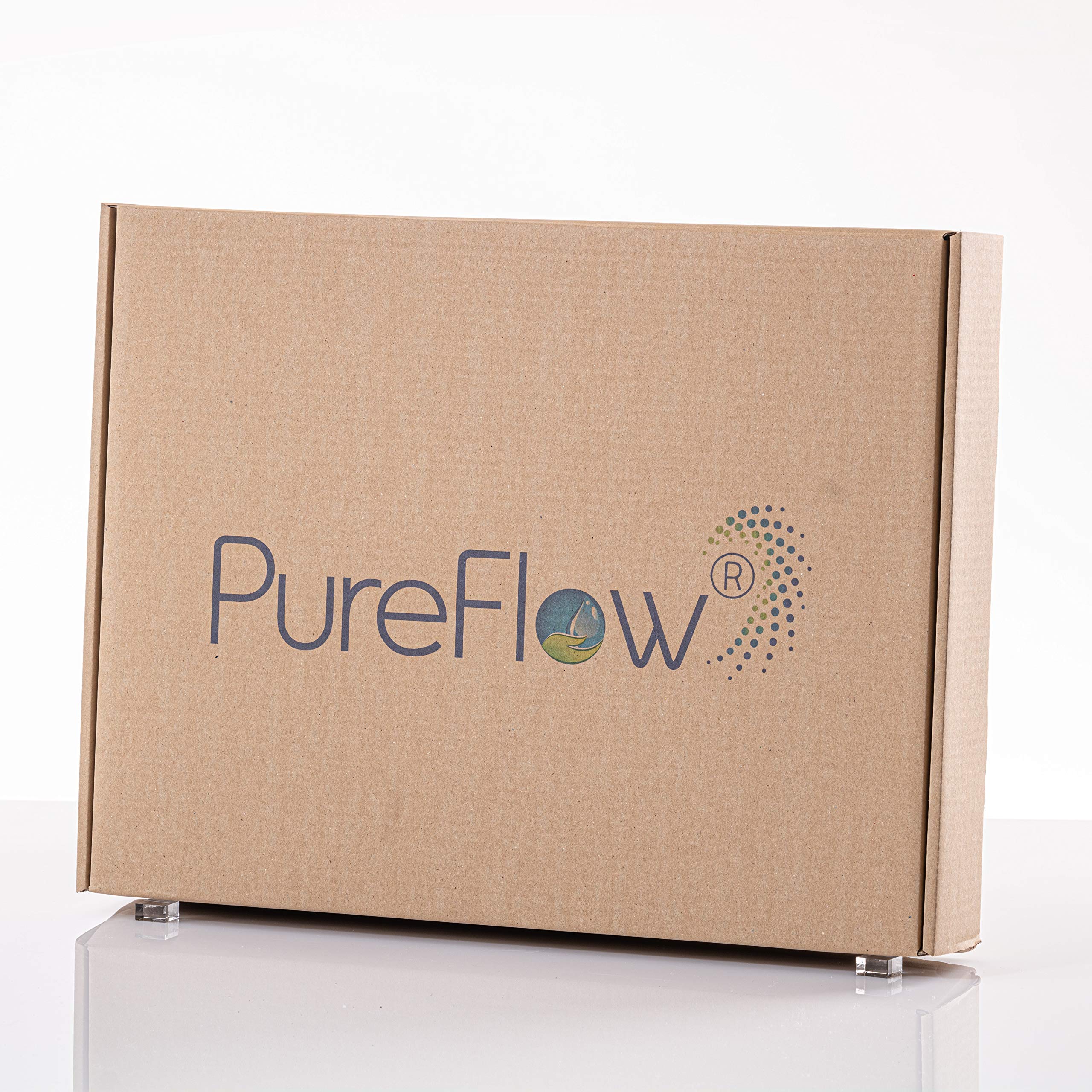 PureFlow Nature Maxi+ - Filter für Aquarien, Regentonne, Zisterne oder Teich, 2X Filtertafeln 48x38x4,5cm, 2X Filtertafeln 25x20x2,5cm