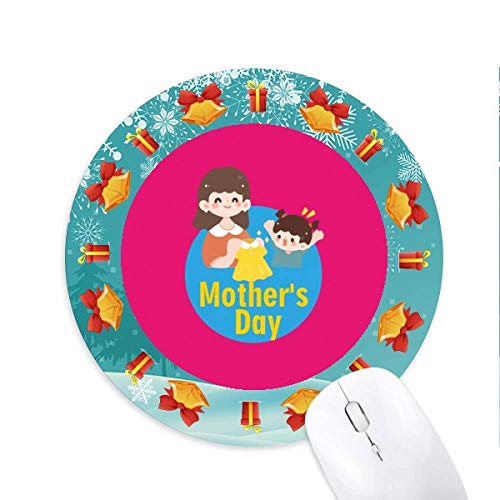 Mutter Tag Liebe GroÃŸe Mousepad Rund Gummi Maus Pad Weihnachtsgeschenk