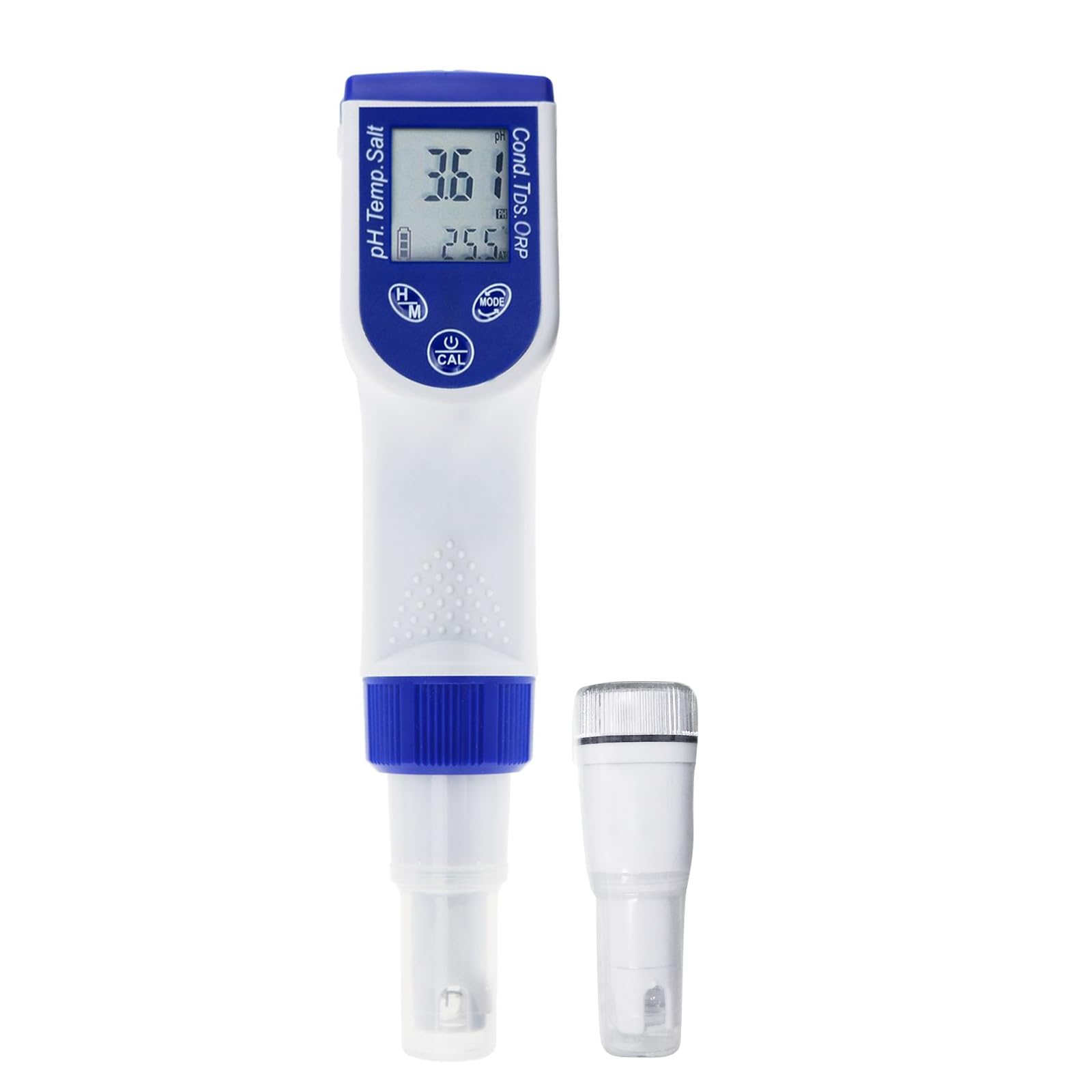 TEKCOPLUS 6-in-1 Pen Typ Wasserzähler Wasserqualität Tester Pen Combo pH, Redox, EC, TDS, Salinität, Temperatur Tester & optional + Redox-Elektrode (Made in Taiwan)