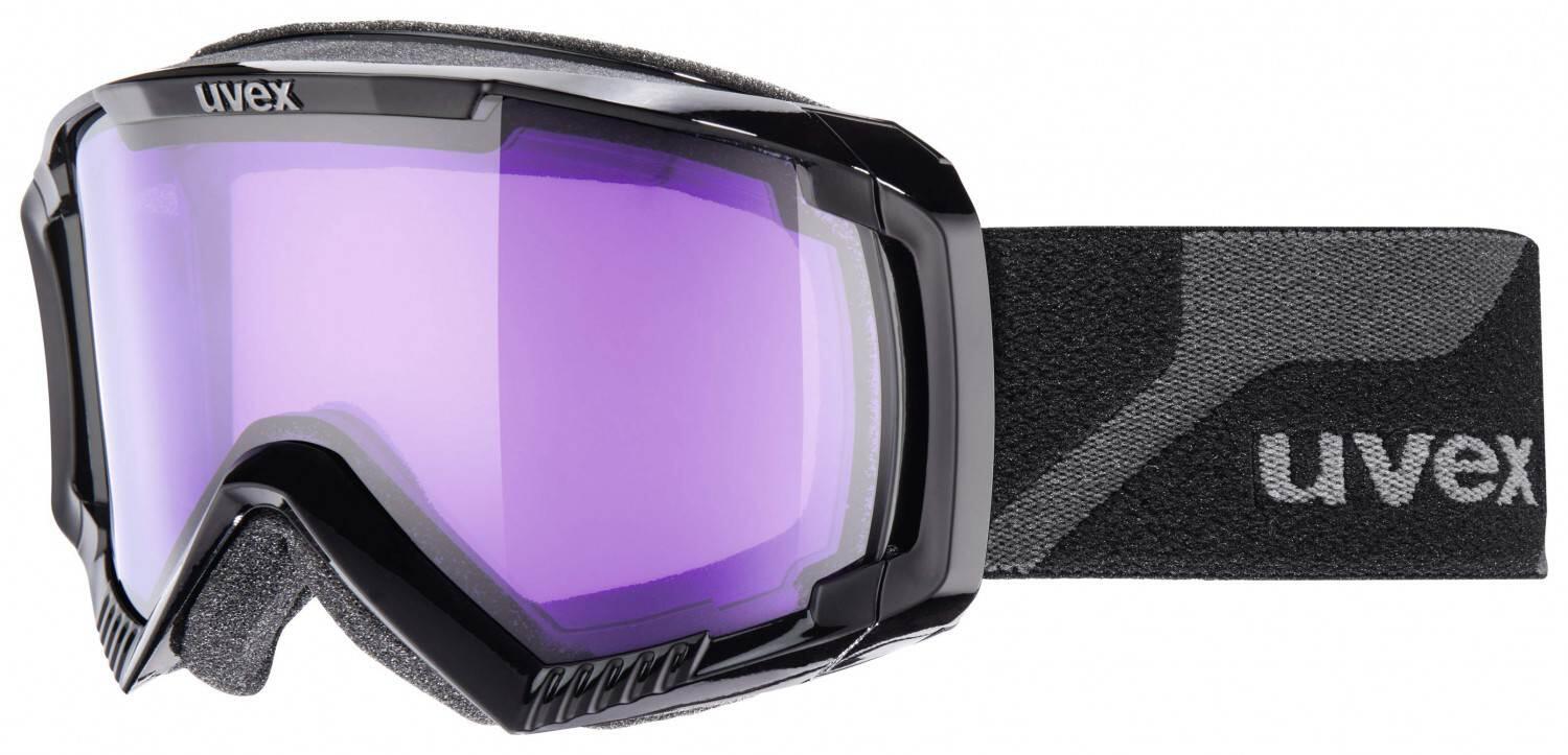 uvex Apache 2 stimu lens Skibrille (Farbe: 2024 black, psycho, double lens cylindric)