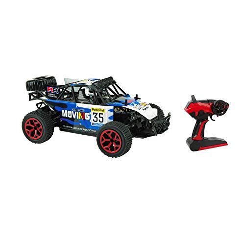 Trendario Ferngesteuertes Auto für Kinder RC Racing Wild Buggy Geschenk Spielzeug (Blau)