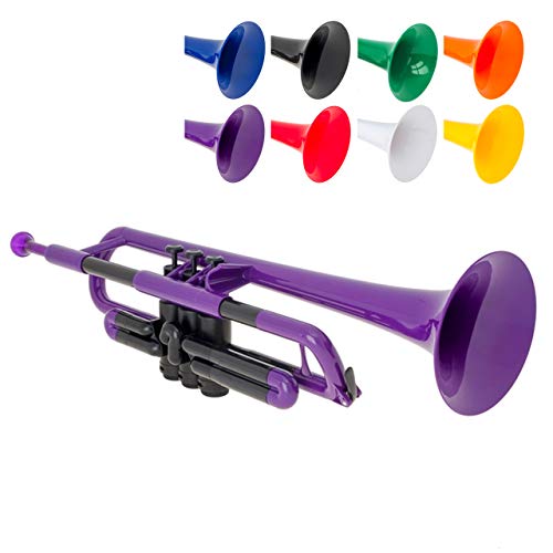pTrumpet 700629 Trompete mit Tasche und Mundstück violett