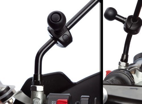 Ultimateaddons Scooter Fahrrad Moped Spiegel Halterung mit 25mm / 1" Kugelanschluss