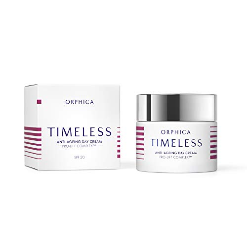 ORPHICA TIMELESS Anti-aging Tagescreme, Antifalten, Antiaging, Feuchtigkeit, Gesicht Creme, Naturkosmetik, Feuchtigkeitscreme, Damen Kosmetik mit Vitamin, Hautpflege, Testsieger, 50 ml