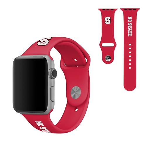 SOAR NCAA Silikon-Uhrenarmband, 38 mm, NC State Wolfpack