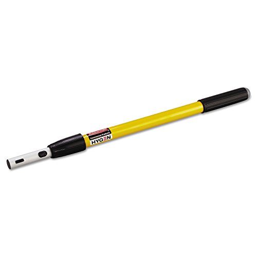 Rubbermaid Commercial Products HYGEN Quick Connect Short Extension Mop Handle - Yellow
