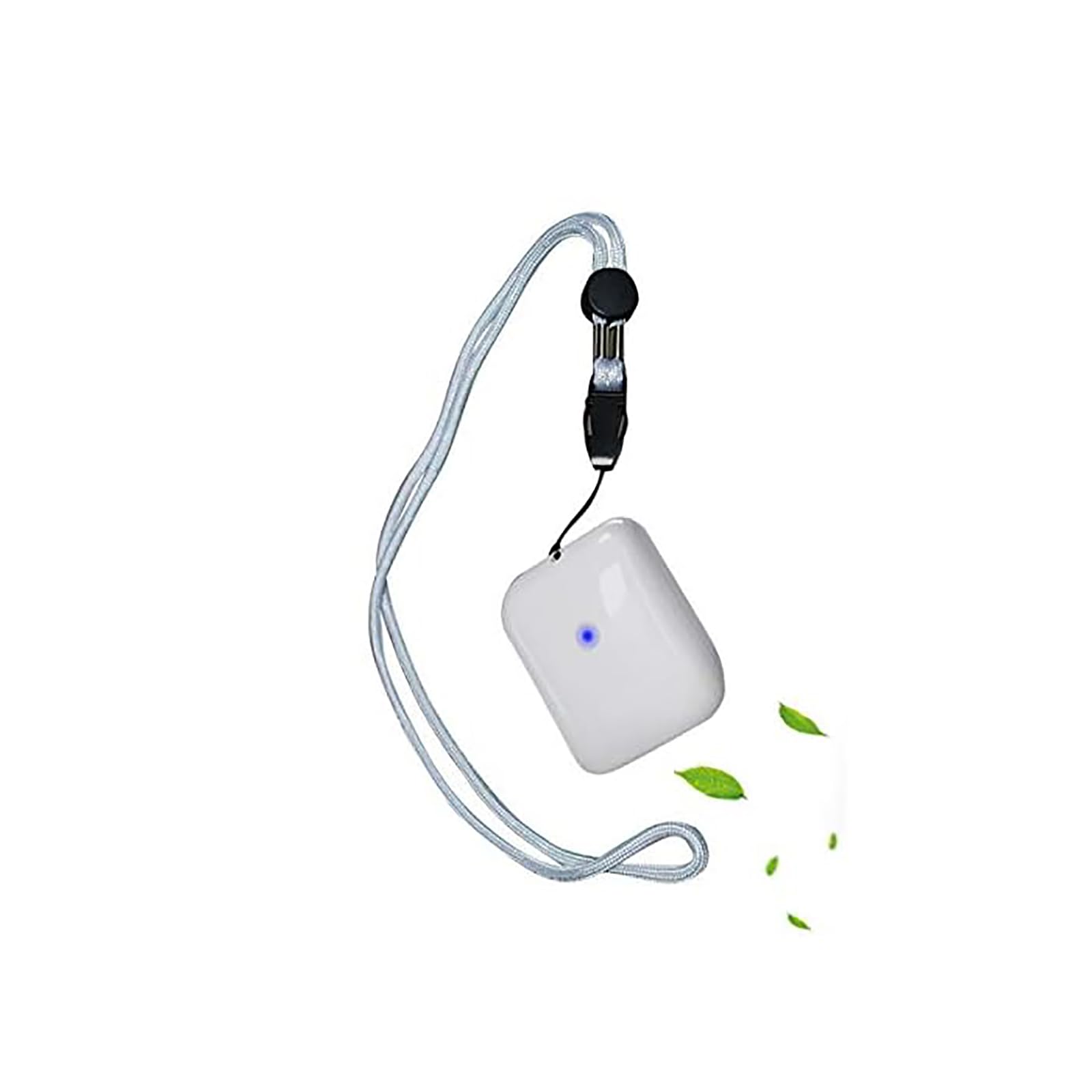 Air purifier, USB wearable necklace ion air purifier Mini wiederaufladbare Ionisator elektronische Maske, entfernen Zigarettenrauch, Bakterien, unerträglichen Geruch (weiß)
