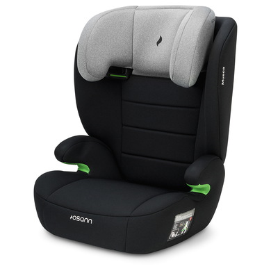 Osann Musca Kindersitz i-Size von 100 bis 150 cm, Auto Kindersitz ohne Isofix, Sitzerhöhung mit Rückenlehne - Grey Melange
