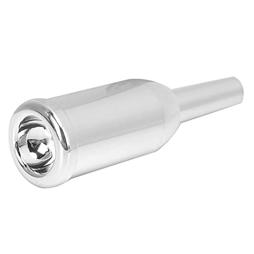 Trompetenersatzteil, einfach zu bedienendes Kupfermaterial 9,8 mm Silber Trompetenmundstück für die meisten Standardlautsprecher und kann Ihre Anforderungen erfüllen