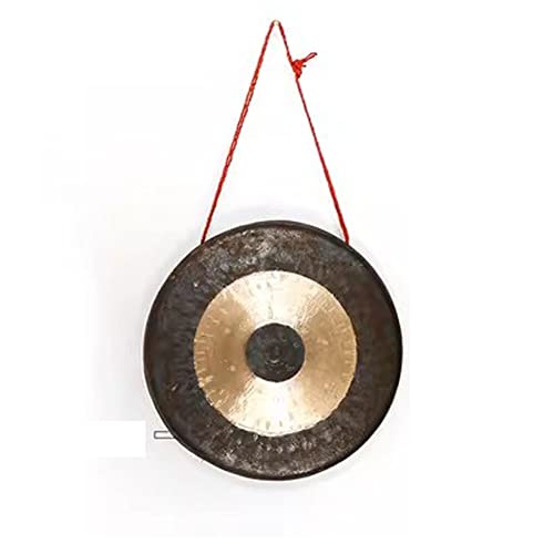SciAza gong klingel klangschalen percussion instrumente musikinstrument Moon Gong Percussion Instrument Eröffnungsfeier Cervical Gongs Traditioneller Anhänger High-End(Color:36cm,Size:)