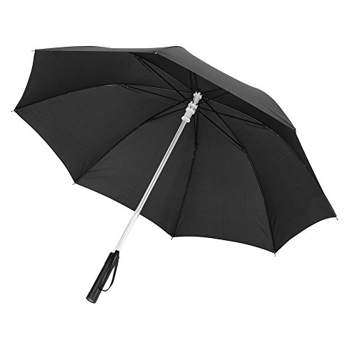 LED Umbrella Flashlight 6 Farbwechselschirm für sicheres Nachtlaufen(schwarz)