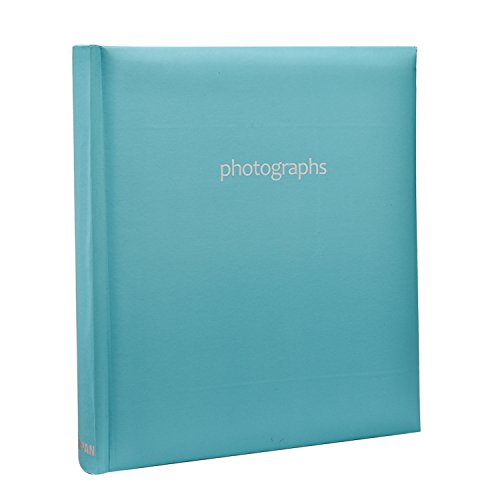 ARPAN Einsteckalbum für 120 Fotos, 12,7 x 17,8 cm, Pastellblau, 28 x 26 x 3 cm