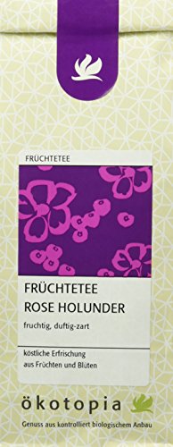 Ökotopia Früchtetee Rose Holunder, 5er Pack (5 x 100 g)