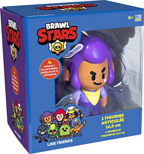 Lansay Brawl Stars – 1 Figur mit Gelenken, 16,5 cm, Shelly – Videospielfiguren – ab 8 Jahren