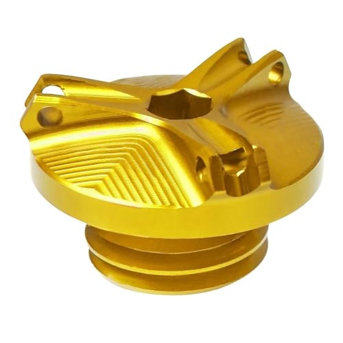 Motorrad-Öldeckel Motorrad Motorölablassschraube Mutter Cup Plug Abdeckkappe Schraube Ölfilterkappe Schraube Für Ya-m FZ1 FZ1/Fazer 2006–2015 (Color : Yellow, Size : A)