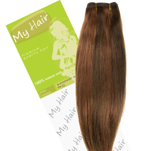My Hair 14 inch Colour 4/33 Euro Weft Hair Extensions