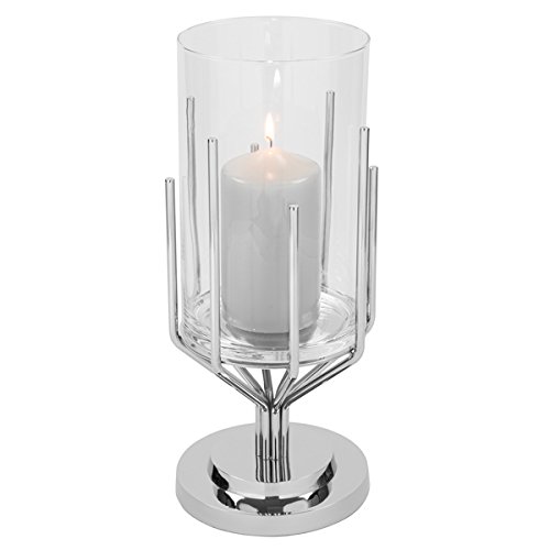 Fink - Luxor - Windlicht, Kerzenleuchter - Höhe: 33 cm - mit Glaszylinder