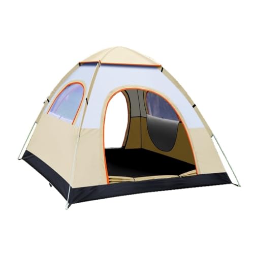 Tent Camping Vollautomatisches Tragbares Zelt for Den Außenbereich, Faltbar, Campingzelt, Strandzelt, Schnell Öffnendes Camping-Reisezelt Zelt (Color : White, Size : C)