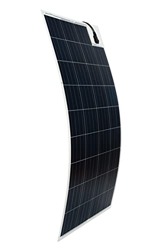 Activesol 150 Watt polykristallines Solarpanel, leichtes und halbflexibles Design, 675 x 1495 mm, Hocheffizienzmodul für Yachten & Boote, MADE in EU