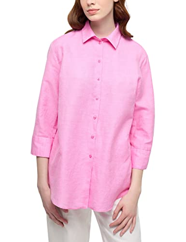 ETERNA Damen Linen Shirt Loose FIT 3/4 rosa 42_D_3/4