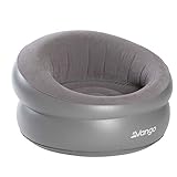 Vango Inflatable Donut Flocked Chair Grau, Stuhl, Größe One Size - Farbe Nocturne Grey